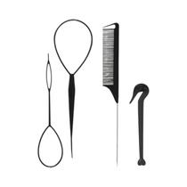 Conjunto De Ferramentas Para Trançar Cabelo WANMEI Com 4 Peças, Removedor De Faixa De Cabelo, Pente Conjunto De Ferramentas Para Trançar Cabelo WANMEI Com 4 Peças, Removedor De Faixa De Cabelo, Pente