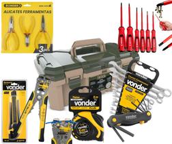 Conjunto de Ferramentas Pequenos Reparos Caixa de 18,3" Chaves