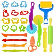 Conjunto de ferramentas Playdough LCY WEDSHI Play Dough 22 unidades para crianças de 4 a 8 anos