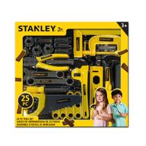 Conjunto de ferramentas Pretend Play Stanley Jr. 25 peças amarelas