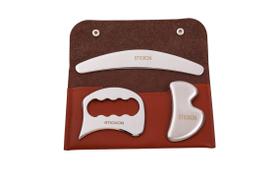 Conjunto de Ferramentas Raspadoras Musculares STICKON em Aço Inoxidável 3 em 1 Conjunto de Ferramentas Raspadoras Musculares STICKON em Aço Inoxidável 3 em 1