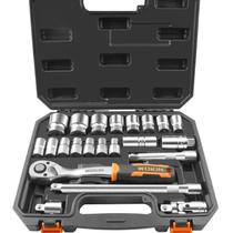 Conjunto de Ferramentas Soquete 1/2 de 22 Peças Wokin Tools Conjunto de Ferramentas Soquete 1/2 de 22 Peças Wokin Tools