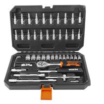 Conjunto de Ferramentas Soquete 1/4 46 Peças Wokin Tools Conjunto de Ferramentas Soquete 1/4 46 Peças Wokin Tools
