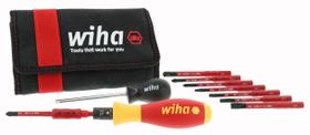 Conjunto de ferramentas Wiha 28789 Isolated TorqueVario-S com lâmina SlimLine