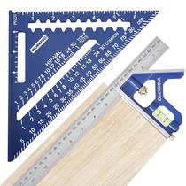 Conjunto de ferramentas WORKPRO Carpenter Square Ruler em liga de alumínio