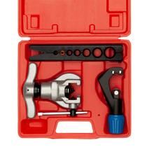 Conjunto de Ferramentas Wostore para Alargamento e Corte de Tubos - 7 Matrizes (4-30cm) Conjunto de Ferramentas Wostore para Alargamento e Corte de Tubos - 7 Matrizes (4-30cm)