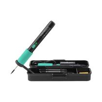 Conjunto De Ferro De Solda USB De 8W Com Temperatura Ajustável, 3 Níveis, Bateria De Lítio, Kit De