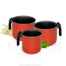 Conjunto de Fervedor Canecão Leiteira Premium Antiaderente Conjunto de Fervedor Canecão Leiteira Premium Antiaderente