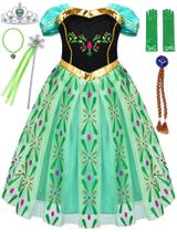 Conjunto de festa de aniversário de cosplay para meninas Princess Dress Avady