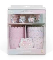 Conjunto de festa para cupcakes Handstand Kitchen Hello Kitty, 50º aniversário.