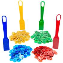 Conjunto de Fichas de Bingo e Magnéticas SEETOOOGAMES - 400 Fichas de Metal Conjunto de Fichas de Bingo e Magnéticas SEETOOOGAMES - 400 Fichas de Metal