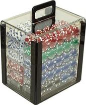 Conjunto de fichas de poker DA VINCI Dice Striped 1.000 fichas 11,5 g