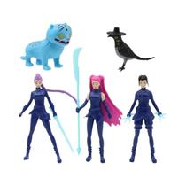 Conjunto De Figuras Anime Kpop Demon Hunters Huntrix 12 Peças Derpy Rumi Mira Zoey Sussy Brinquedo