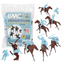 Conjunto de Figuras BMC Marx Cavalaria da Guerra Civil Americana 16 peças Conjunto de Figuras BMC Marx Cavalaria da Guerra Civil Americana 16 peças