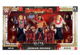 Conjunto de Figuras da Coleção Elite WWE Dinastia Samoana Mattel Conjunto de Figuras da Coleção Elite WWE Dinastia Samoana Mattel