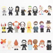 Conjunto De Figuras De Ação De Personagens De Filmes De Terror Em PVC, 24 Peças, V for Vendetta, Conjunto De Figuras De Ação De Personagens De Filmes De Terror Em PVC, 24 Peças, V for Vendetta,