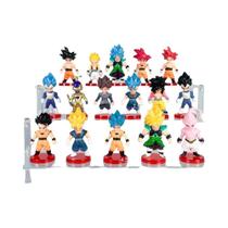 Conjunto De Figuras De Ação Dragon Ball Super Saiyan Son Goku De 7cm, 21 Peças, Modelo Colecionável Conjunto De Figuras De Ação Dragon Ball Super Saiyan Son Goku De 7cm, 21 Peças, Modelo Colecionável