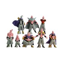 Conjunto De Figuras De Ação Dragon Ball Z Majin Buu 8 Peças, Modelos PVC Super Saiyan Para Crianças