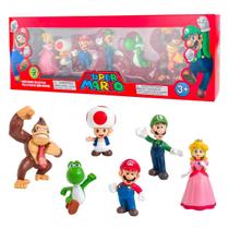 Conjunto de Figuras de Ação Mario em PVC ACZHHZC para Colecionadores Conjunto de Figuras de Ação Mario em PVC ACZHHZC para Colecionadores