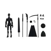 Conjunto De Figuras De Ação Movíveis Impressas Em 3D De 13 Polegadas, Multiarticuladas T13 Lucky13,