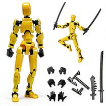 Conjunto de Figuras de Ação Outeat Titan 13 Robô Articulado Amarelo