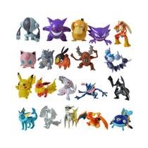 Conjunto De Figuras De Ação Pokémon 20 Peças 8-10cm Pikachu Charizard Arceus Modelo Brinquedos Para