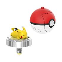 Conjunto De Figuras De Ação Pokemon Elf Com Bola Giratória Pikachu Charmander Squirtle Mew Eevee