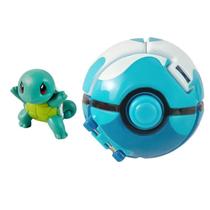 Conjunto De Figuras De Ação Pokémon Pikachu Charizard Mewtwo Bulbasaur Squirtle Mew Pokeball Toy