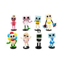 Conjunto De Figuras De Ação PVC Do Jogo De Terror Dandy's World 8 Peças Brinquedo Modelo Para