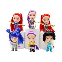 Conjunto De Figuras De Ação Q Version Demon Hunters 6 Peças Brinquedo PVC Derpy Rumi Mira Zoey Sussy Conjunto De Figuras De Ação Q Version Demon Hunters 6 Peças Brinquedo PVC Derpy Rumi Mira Zoey Sussy