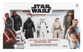 Conjunto de Figuras de Ação STAR WARS Galactic Good vs Evil 15 cm, 5 unidades Conjunto de Figuras de Ação STAR WARS Galactic Good vs Evil 15 cm, 5 unidades