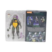 Conjunto De Figuras De Ação Teenage Mutant Ninja Turtles Leonardo Raphael Edição De Filme NECA