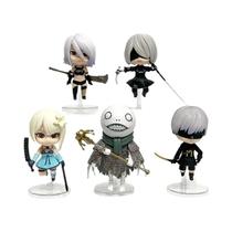 Conjunto De Figuras De Ação YoRHa NieR 2B A2 9S, 5 Peças, Bonecos De Vinil Colecionáveis, Acessórios Conjunto De Figuras De Ação YoRHa NieR 2B A2 9S, 5 Peças, Bonecos De Vinil Colecionáveis, Acessórios