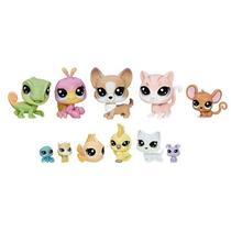 Conjunto de Figuras de Animais de Estimação Littlest Pet Shop da Hasbro