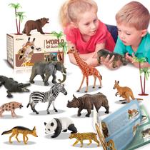 Conjunto de figuras de animais NeAurol Safari Animals 31 unidades de mais de 3 anos