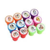 Conjunto De Figuras De Anime Bluey Bingo Com 12 Peças, Brinquedos Coloridos Para Crianças, Meias Da