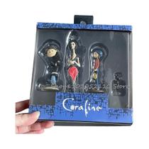 Conjunto De Figuras De Anime Coraline 3 Peças, Bonecos Articulados Do Personagem Crooked, Estátuas Conjunto De Figuras De Anime Coraline 3 Peças, Bonecos Articulados Do Personagem Crooked, Estátuas