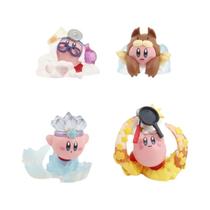 Conjunto De Figuras De Anime Kirby Fofo 4 Peças Modelo De Cartoon Decoração De Bolo Ornamentos