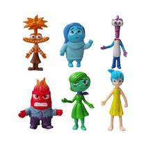 Conjunto De Figuras De Brinquedo Infantil Disney inside out 5 6 Peças Tristeza Alegria Raiva Boneca