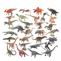 Conjunto de figuras de dinossauro Jurassic, 30 unidades, PVC, mini dinossauro realista