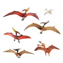 Conjunto de figuras de pterossauros realistas: dinossauro pterodáctilo x6 para crianças Conjunto de figuras de pterossauros realistas: dinossauro pterodáctilo x6 para crianças
