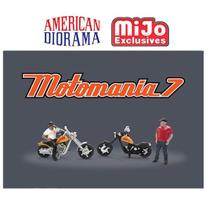 Conjunto de Figuras Diecast Tarmac Works Motomania 7" 4 Peças Conjunto de Figuras Diecast Tarmac Works Motomania 7" 4 Peças
