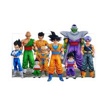 Conjunto De Figuras Dragon Ball Z Goku Gohan Vegeta Piccolo 9 Peças, Modelo De Brinquedo De Ação,