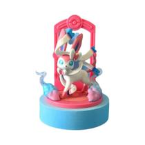 Conjunto De Figuras Eeveelution 9 Peças Brinquedo De Anime Pokémon Eevee Sylveon Espeon Glaceon