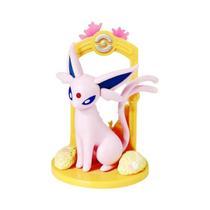 Conjunto De Figuras Eeveelution 9 Peças Brinquedo De Anime Pokémon Eevee Sylveon Espeon Glaceon
