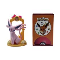 Conjunto De Figuras Eeveelution 9 Peças Brinquedo De Anime Pokémon Sylveon Espeon Glaceon Leafeon
