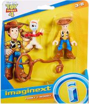Conjunto de Figuras Garfafinho e Woody Imaginext Mattel