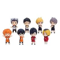 Conjunto de figuras Haikyuu!! Versão Q, 8 peças, 6 cm, PVC colecionável Conjunto de figuras Haikyuu!! Versão Q, 8 peças, 6 cm, PVC colecionável