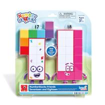 Conjunto de Figuras hand2mind Numberblocks Dezessete e Dezoito Conjunto de Figuras hand2mind Numberblocks Dezessete e Dezoito