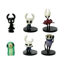 Conjunto De Figuras Kawaii Q Version Hollow Knight Silksong 6 Peças Pequeno Cavaleiro Menina Vespas